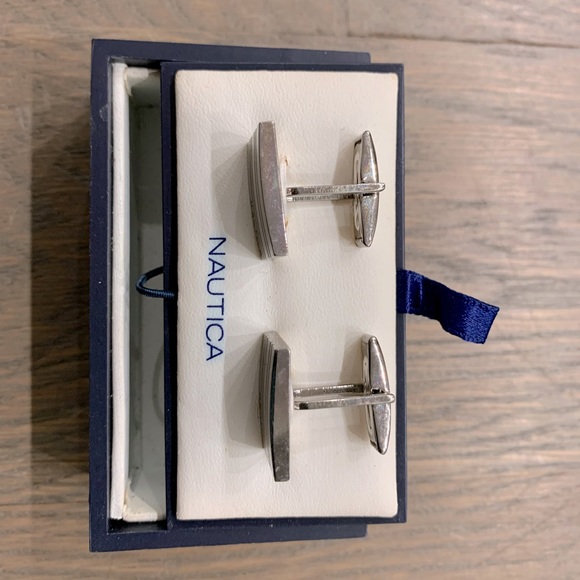 SILVER CUFF LINKS - Picture 1 of 1